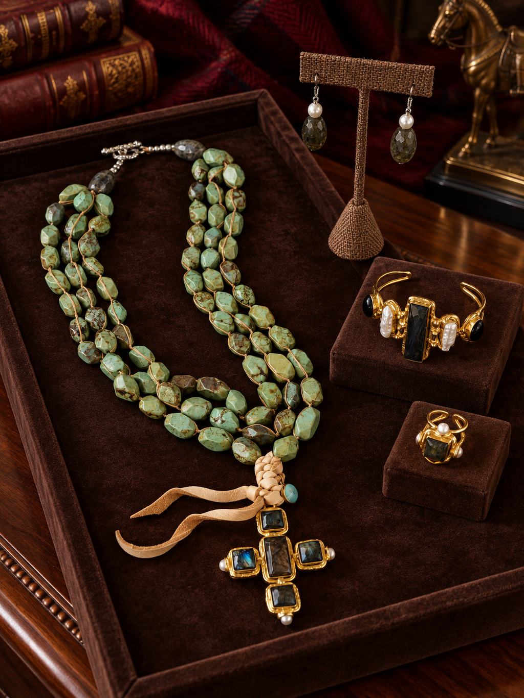Sage Collection Turquoise Necklace